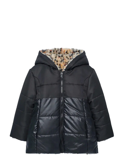Boboli Reversible Parka Combined Black 98 Boboli Reversible Parka Combined Black 98