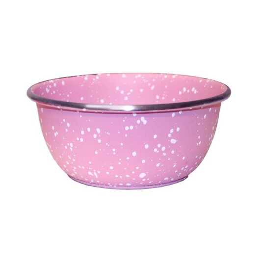 Kattinorge Rustfri stålskål rosa granitt 500ml