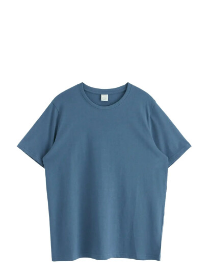 Lindex T Shirt Regular Solid Navy 128