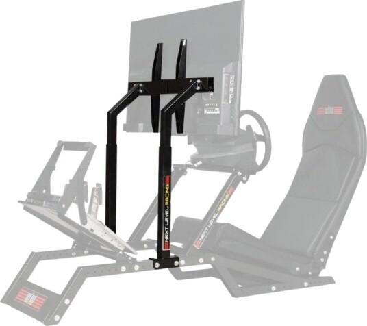 Next Level Racing F-GT Monitorstativ for 1-3 Skjermer - Justerbart i Svart Next Level Racing F-GT Monitorstativ for 1-3 Skjermer - Justerbart i Svart