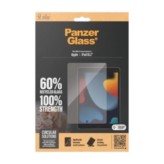 PanzerGlass Ultra-Wide Fit Skjermbeskytter for iPad 10,2" (7. - 9. generasjon)