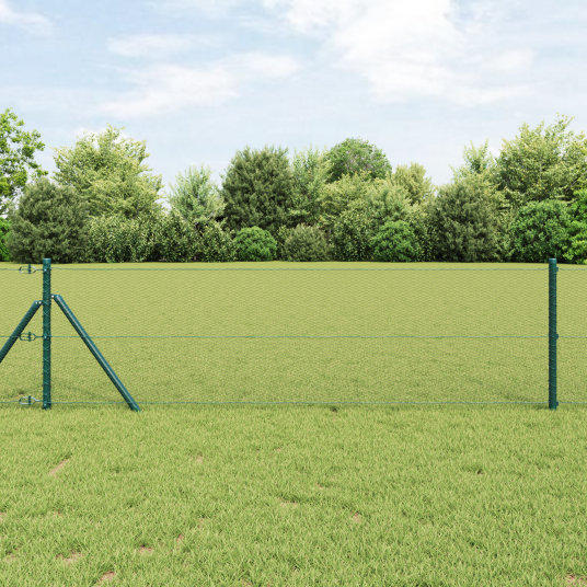 Gjerde med innlegg. grønn 0.6 x 50 m PVC belagt stål Gjerde med innlegg. grønn 0.6 x 50 m PVC belagt stål
