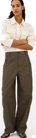 IVY Copenhagen Ivy Katee Barrel Pant Brown 24 x 30 IVY Copenhagen Ivy Katee Barrel Pant Brown 24 x 30