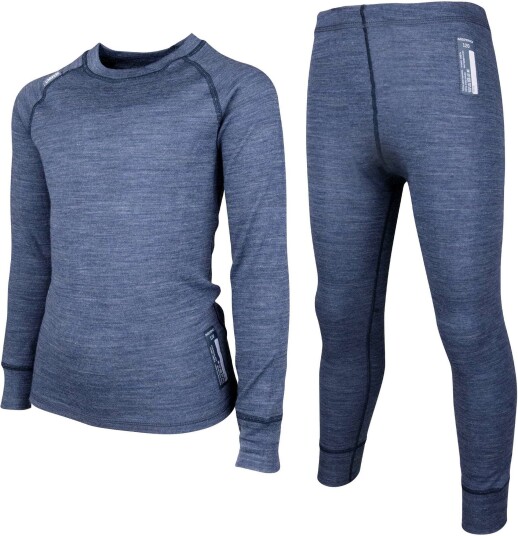 Lindberg Juniors' Merino Set 100, Orion Blue