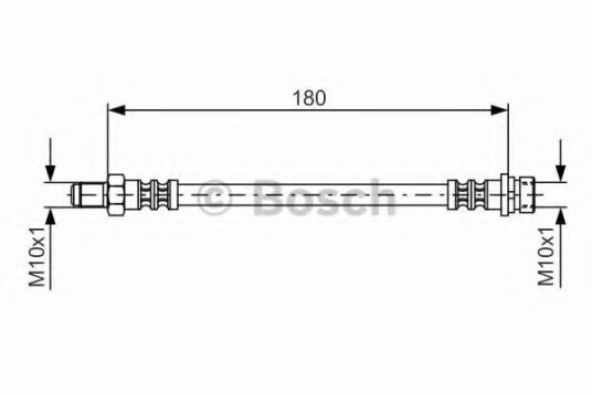 Bremseslange BOSCH 1 987 476 887