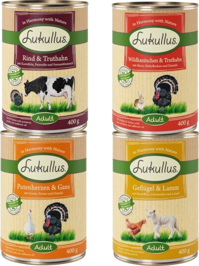 Lukullus Våtfôr Mix II 24x400g