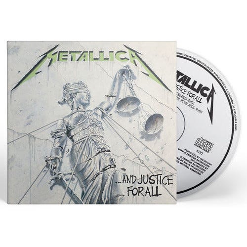 Metallica And Justice For All CD Metallica And Justice For All CD