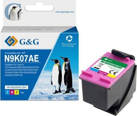 G&G-Blekk G&G-Kompatibelt Blekk / Blekk Med N9k07ae Hp 304Xl Cmy 18Ml Ml Nh-Rc304xlcmy For Hp Deskjet 3720 3730 3732 3752 3758 3755, G&G-Blekk G&G-Kompatibelt Blekk / Blekk Med N9k07ae Hp 304Xl Cmy 18Ml Ml Nh-Rc304xlcmy For Hp Deskjet 3720 3730 3732 3752 3758 3755,