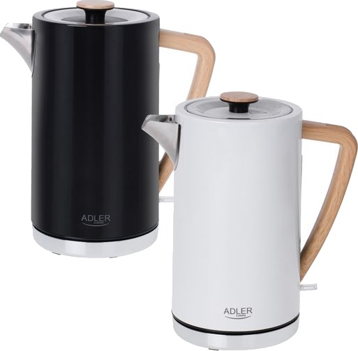Adler 1,5L Vannkoker 2200W med 360° Rotasjonsbase Hvit Adler 1,5L Vannkoker 2200W med 360° Rotasjonsbase Hvit