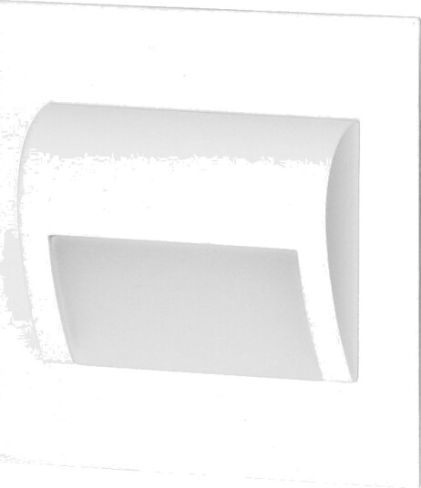 Trappe /Gangbelysning Orno Draco Led New 1,5W Innfelt 12Vdc 30Lm 4000K Hvit