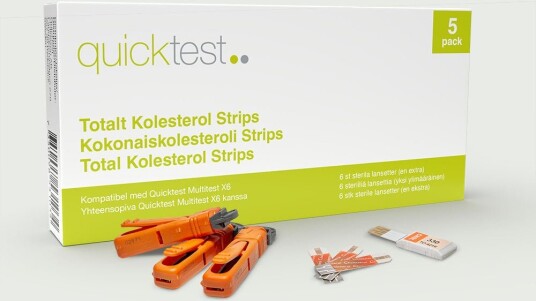 Quicktest Sverige X6 Refill   Kolesterolstrimler 5 stk