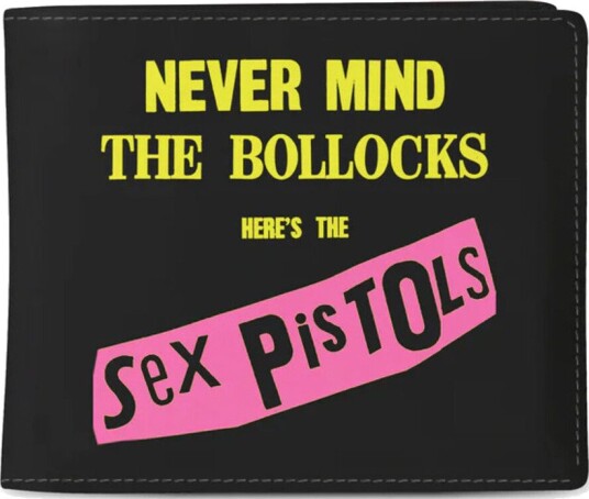 Sex Pistols Never Mind the Bollocks Wallet with Coin Pocket (Black)
