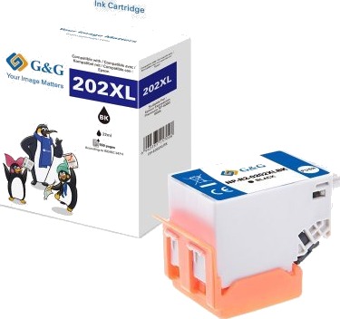 G&G Epson 202XL BK svart blekkpatron