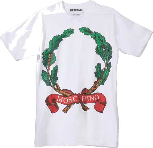 Moschino Dame Topper Hvit S,