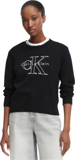 Calvin Klein Jeans Dame Strikkevarer Svart XS,