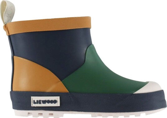 Liewood Gummistøvler m. for Jesse Classic Navy Multi Mix Liewood 35 Gummistøvler Grønn Hvit Marineblå Oransje