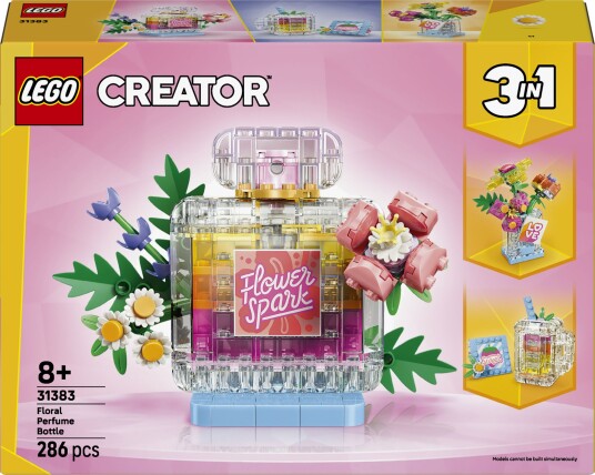 Lego Parfymeflaske Med Blomsterdekor Lego Parfymeflaske Med Blomsterdekor
