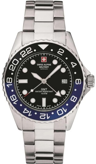 Swiss Alpine Military Herreklokke 7052.1138 Master Diver GMT