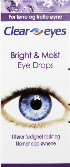 Cleareyes Bright and Moist Øyedråper 15ml