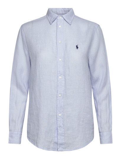Polo Ralph Lauren Classic Fit Linen Shirt Blue M