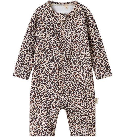 Marmar Badedrakt UV40+ Svelg Brown Leo 3 år 98 Badetøy Beige Brun