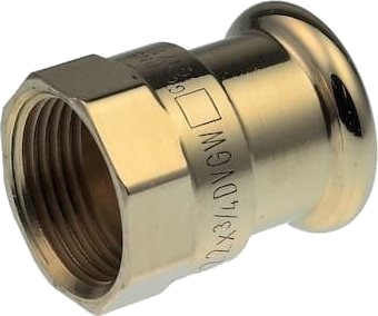 Kan Therm Koblingsstykke Gw Copper   15 Rp1/2 SKan Therm