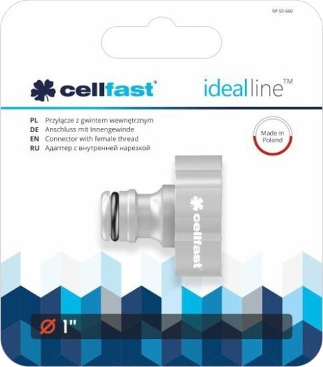 Cellfast Kopling Til Kran 1" Innvendig Gjenger (50-660) Cellfast Kopling Til Kran 1" Innvendig Gjenger (50-660)