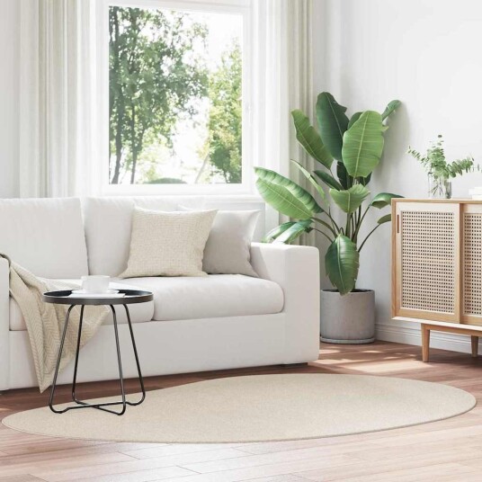 Områdetepper HUARTE Beige 140 x 200 cm Polyester