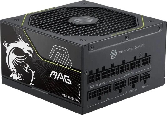 MSI MAG A1200PLS PCIe 5 1200W Power Supply 306-7ZPNX11-CE0