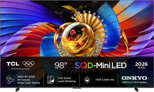 TCL 98" MSQLED80L 4K LCD TV 2026 TCL 98" MSQLED80L 4K LCD TV 2026