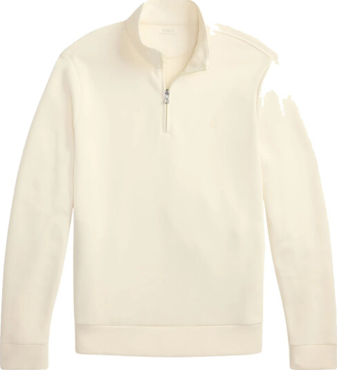 Polo Ralph Lauren Double Knit Mockneck Pullover Cream M