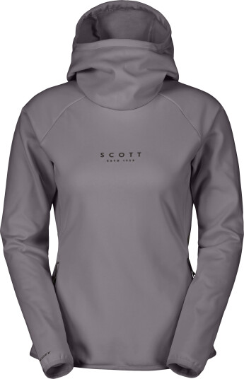 Scott Women's Defined Warm Hoody Evening Grey XS Scott Women's Defined Warm Hoody Evening Grey XS