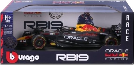 Bburago Red Bull Rb19 Sportsbil Montert På Forhånd 1:18 Redbull F1 Rb19 Alle Kjønn Metall Plast