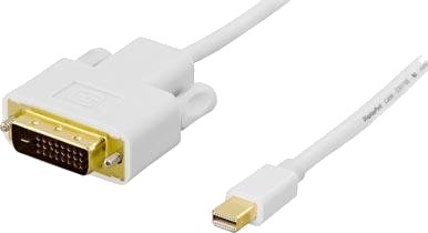 LinkIT Mini Displayport til DVI-D 2 m 20-pin miniDisply - 24-pin DVI han-han