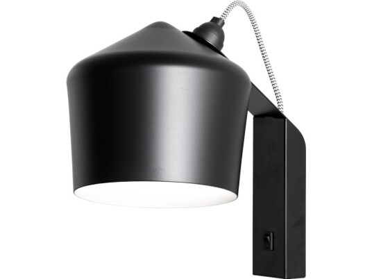 Innolux Pasila Vegglampe, Fast Bryter, Sort, E27 Innolux Pasila Vegglampe, Fast Bryter, Sort, E27