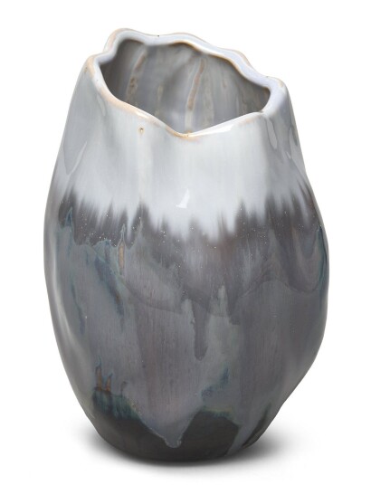 Bloomingville Jace Deko Vase Patterned WHITE ONE SIZE