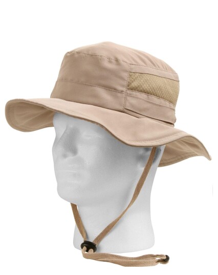 Rothco Justerbar lettvekts Boonie / Bully Hat med Mesh Khaki Beige