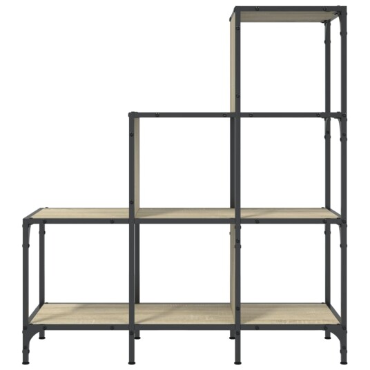 Bokhylle sonoma eik 92x30x102 cm konstruert tre 8721012479760