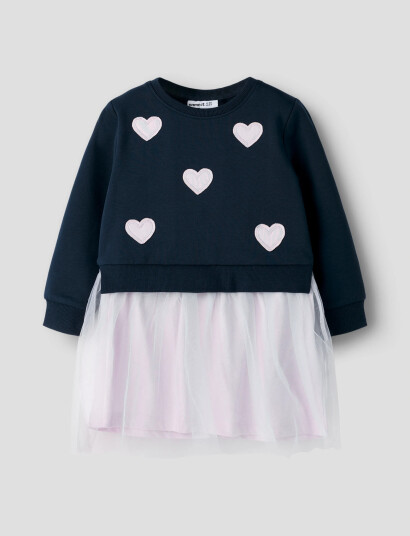 Name It Nmfbianja Sweat Dress Bru Navy 92 Name It Nmfbianja Sweat Dress Bru Navy 92