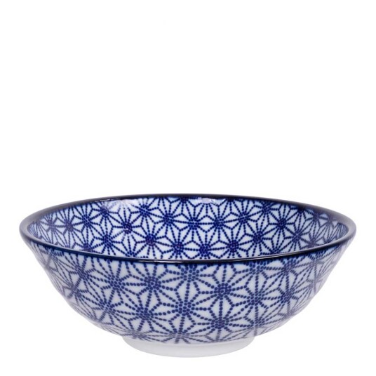 Tokyo Design Studio Nippon Blue soba skål 21 cm star Tokyo Design Studio Nippon Blue soba skål 21 cm star