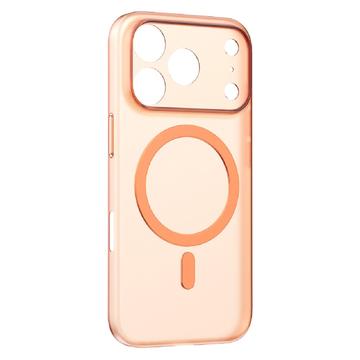 Momax iPhone 17 Pro CaseForm Lite MagSafe deksel   gjennomsiktig oransje