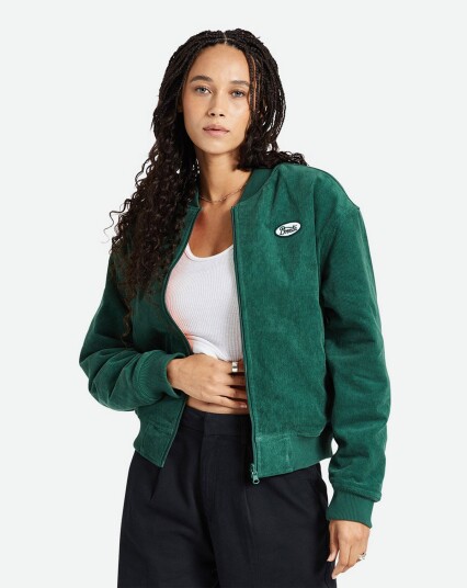 Brixton Utopia Reversible Bomber Jacket Grønn
