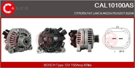 CASCO CAL10100AS Dynamo