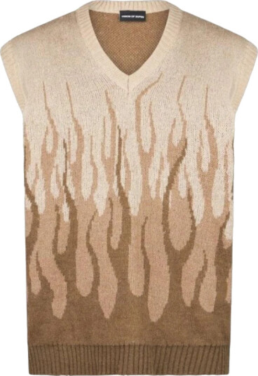 Vision OF Super Herre Strikkevarer Beige L, Vision OF Super Herre Strikkevarer Beige L,