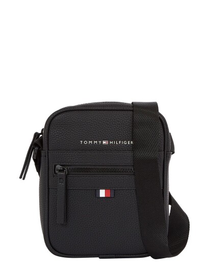 Tommy Hilfiger Essential Pu Mini Reporter - Black - ONE SIZE