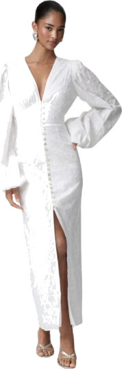 Adoore Dame Kjoler Hvit 3XL,