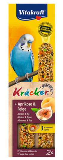 Crackers Parakeet Fruit 2-Pakning Crackers Parakeet Fruit 2-Pakning