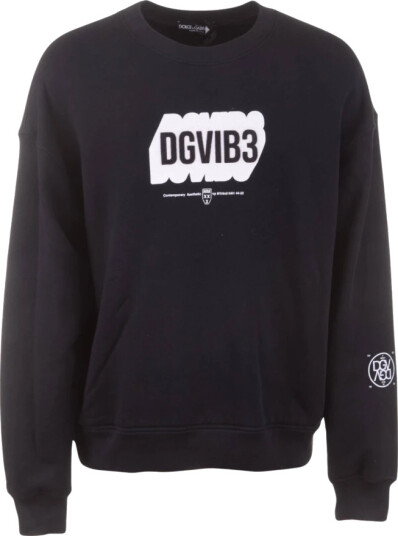 Dolce & Gabbana Herre Gensere & Hettegensere Svart L,