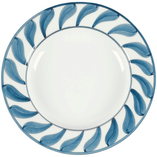 Pick A Poppy Swirl Dyp Tallerken 22 cm Blå