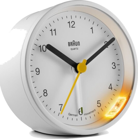 Braun vekkerklokke med snooze og lys BC12W Braun vekkerklokke med snooze og lys BC12W